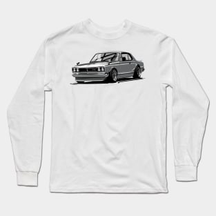 Hakosuka gtr jdm vector art Long Sleeve T-Shirt